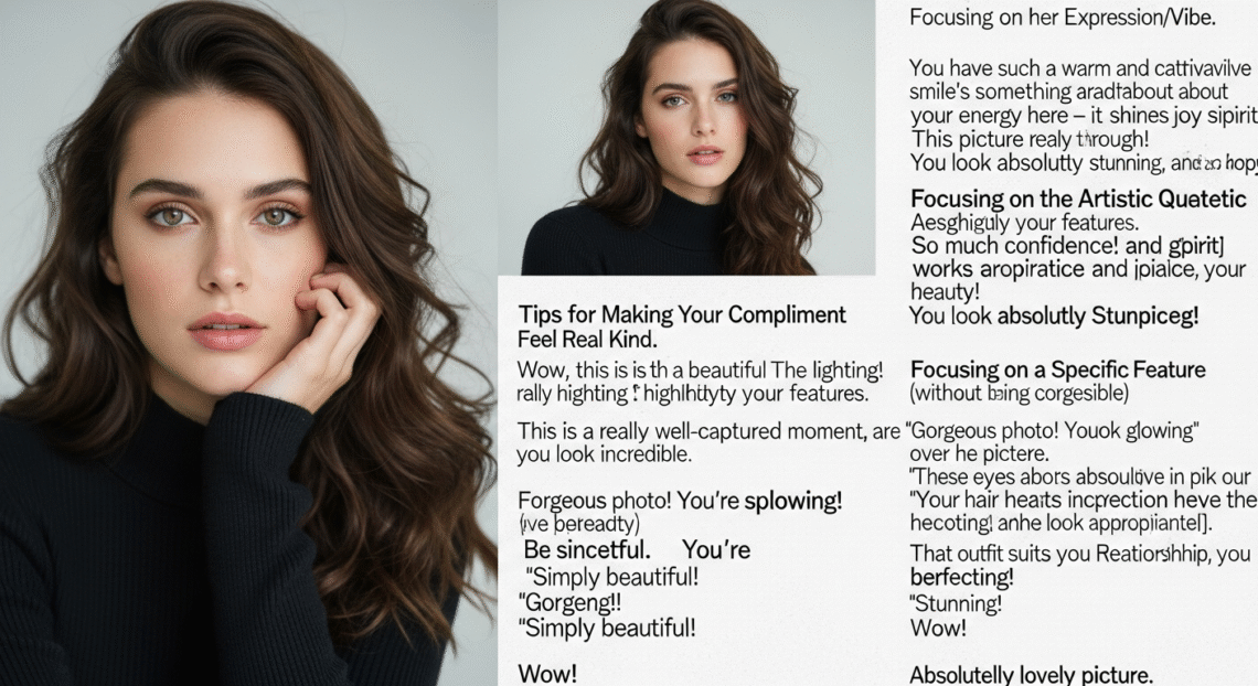 How to Compliment a Beautiful Girl Picture