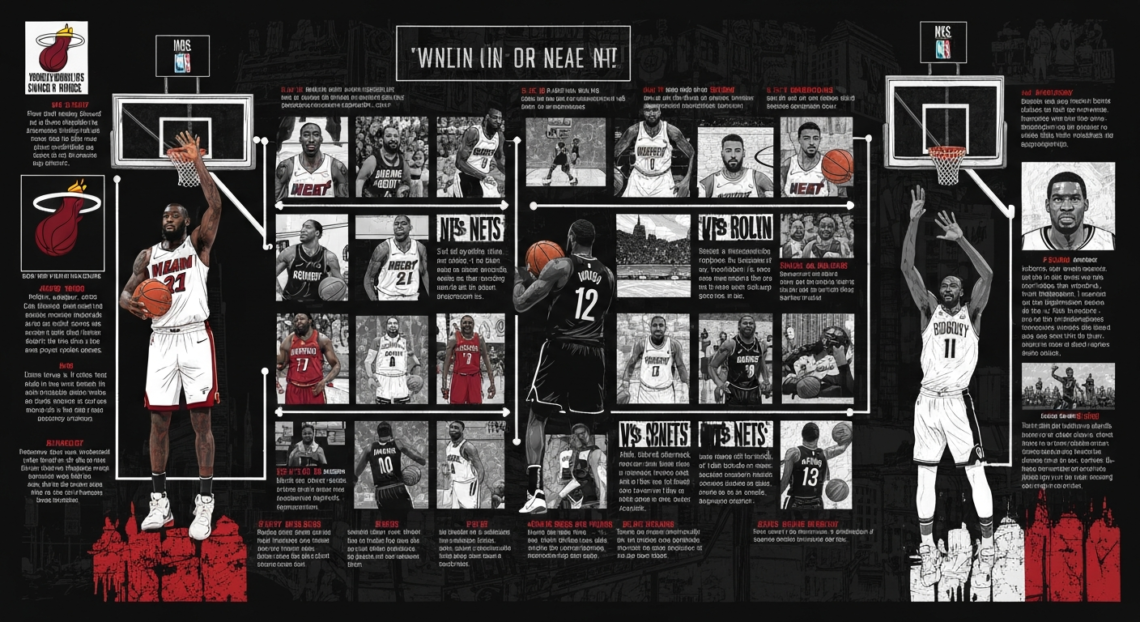 Miami Heat vs Brooklyn Nets Timeline