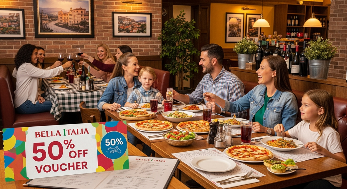 Bella Italia 50% Off Voucher